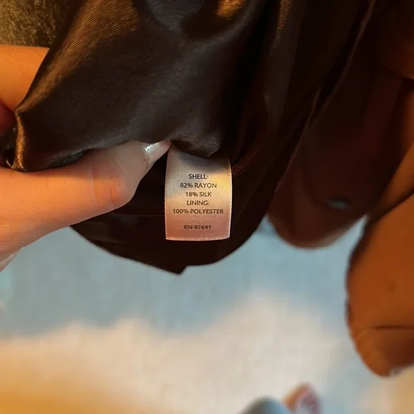 Velvet hooded cinch waist jacket - Picture 5 of 6